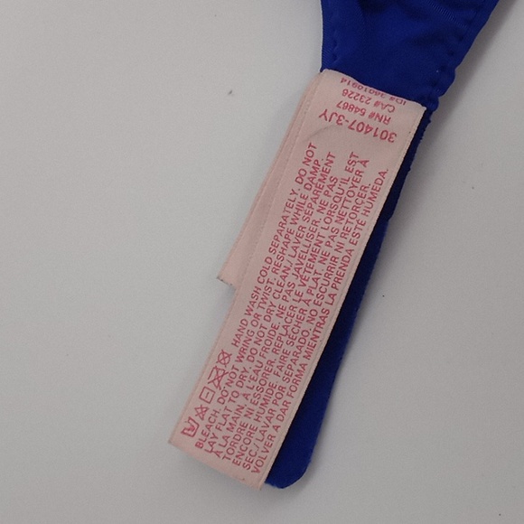 Victoria's Secret Lightly Lined Demi T-Shirt  Bra Blue 32D - Picture 9 of 9